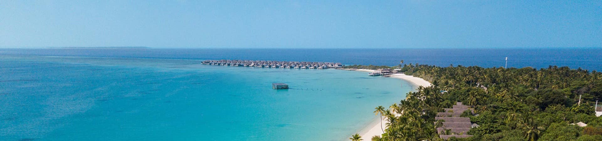 Fairmont maldives sirru fen fushi vista aerea da praia